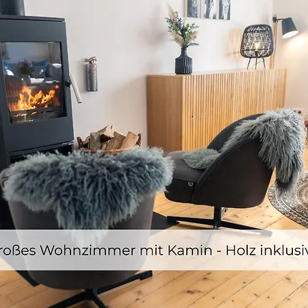 Daire Paco Fuer 12 Personen Mit Alpakas, Sauna & Kamin Blaufelden